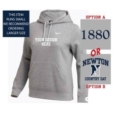 Nike Women's Club Hoodie (D. Grey)